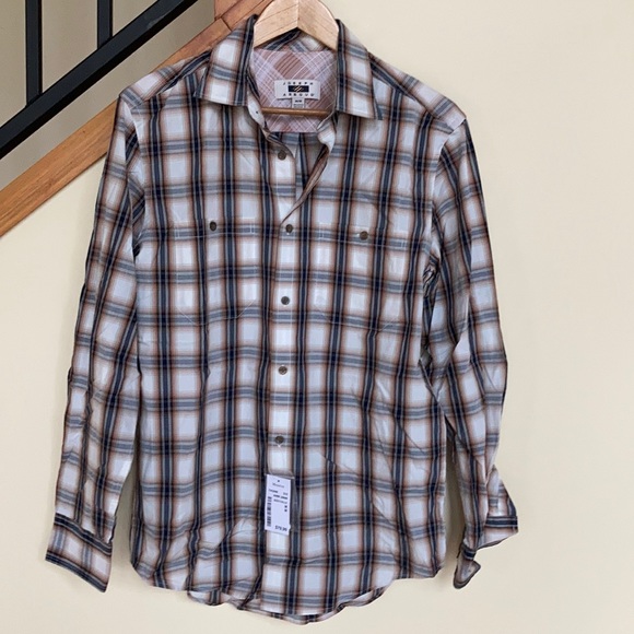 Moore’s/Joseph Abboud Cotton Button Up - Picture 3 of 6